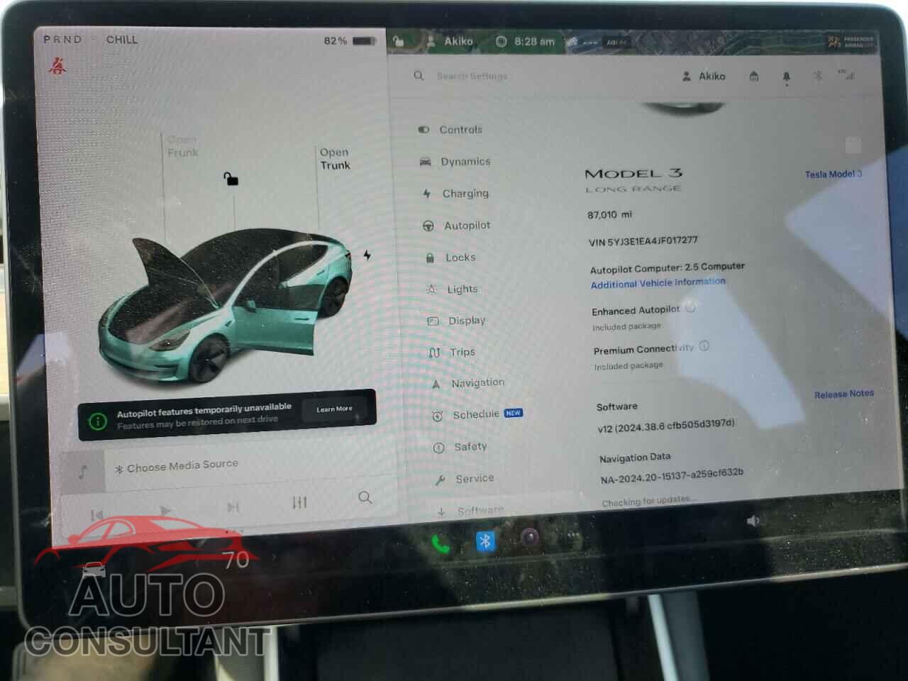 TESLA MODEL 3 2018 - 5YJ3E1EA4JF017277