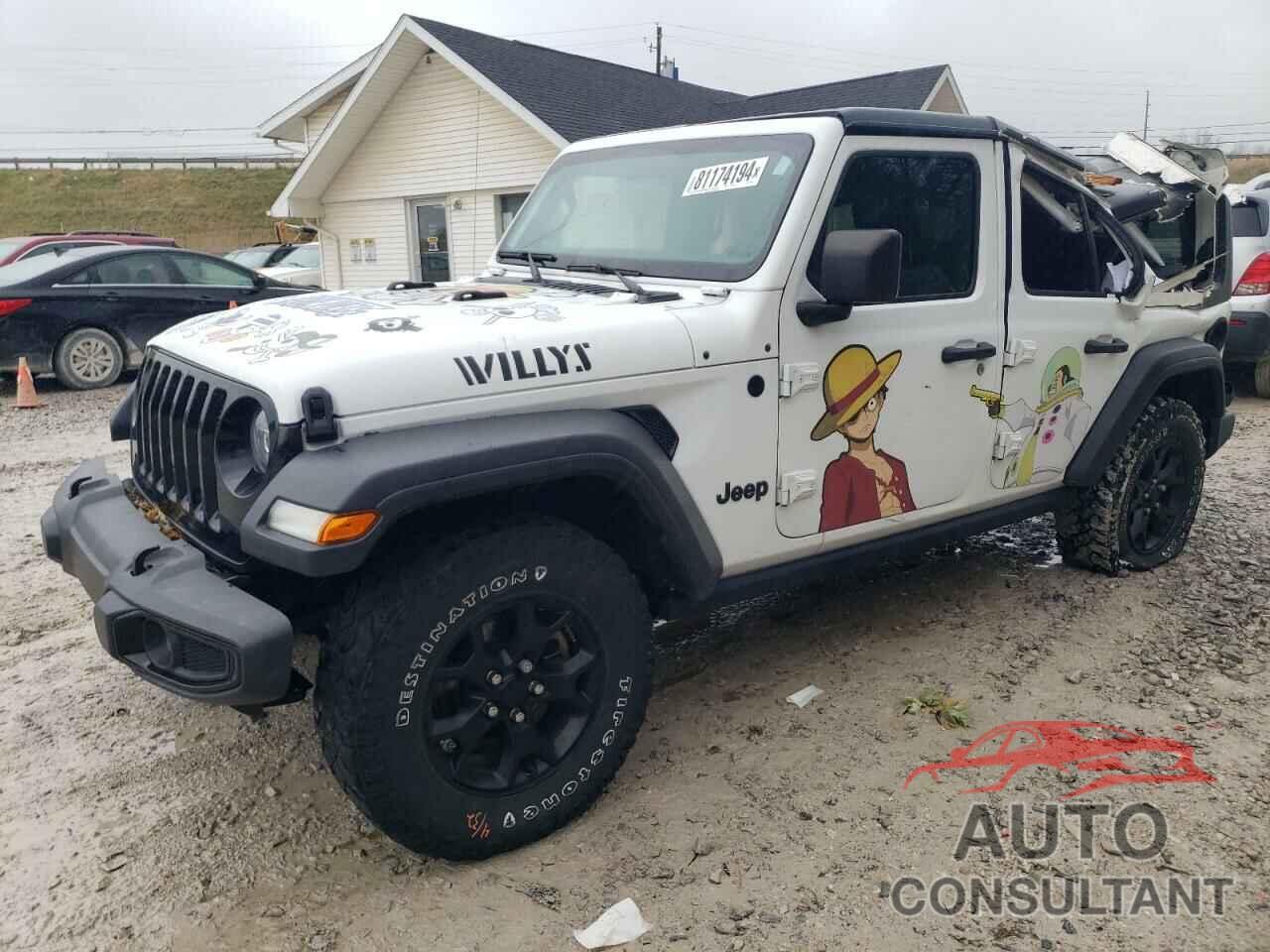 JEEP WRANGLER 2021 - 1C4HJXDN6MW594269