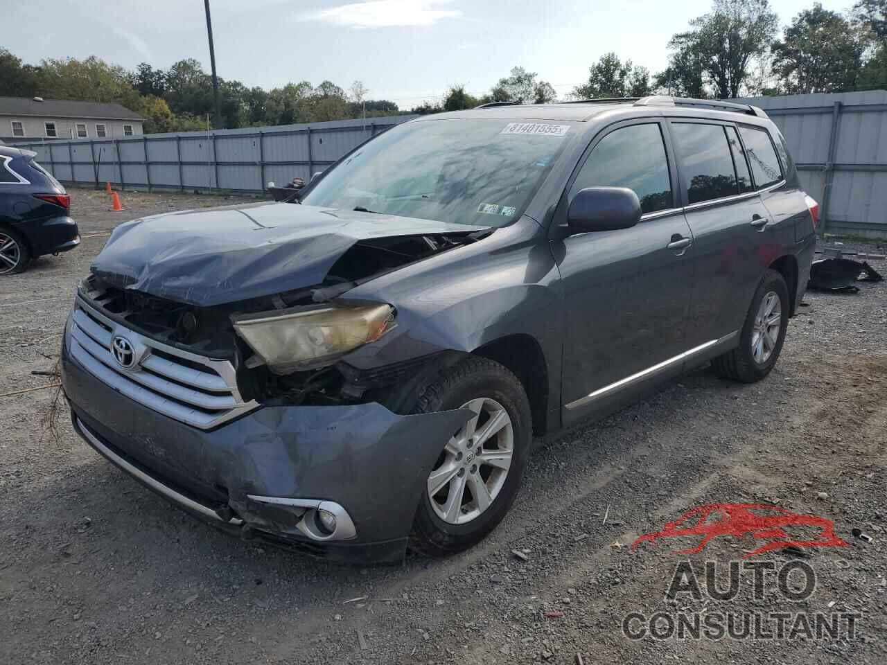 TOYOTA HIGHLANDER 2013 - 5TDBK3EH4DS184896