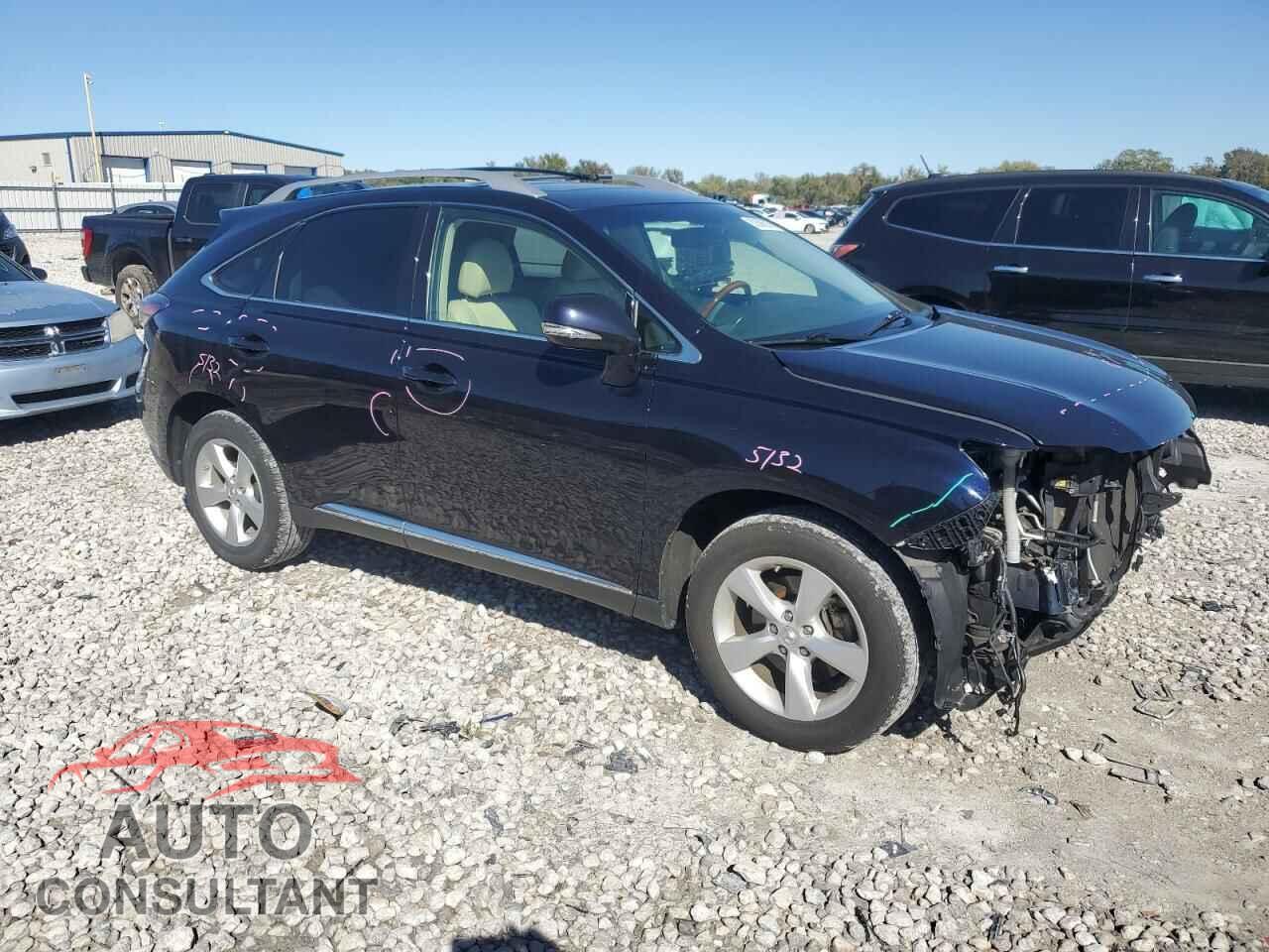 LEXUS RX350 2010 - 2T2BK1BA2AC077678