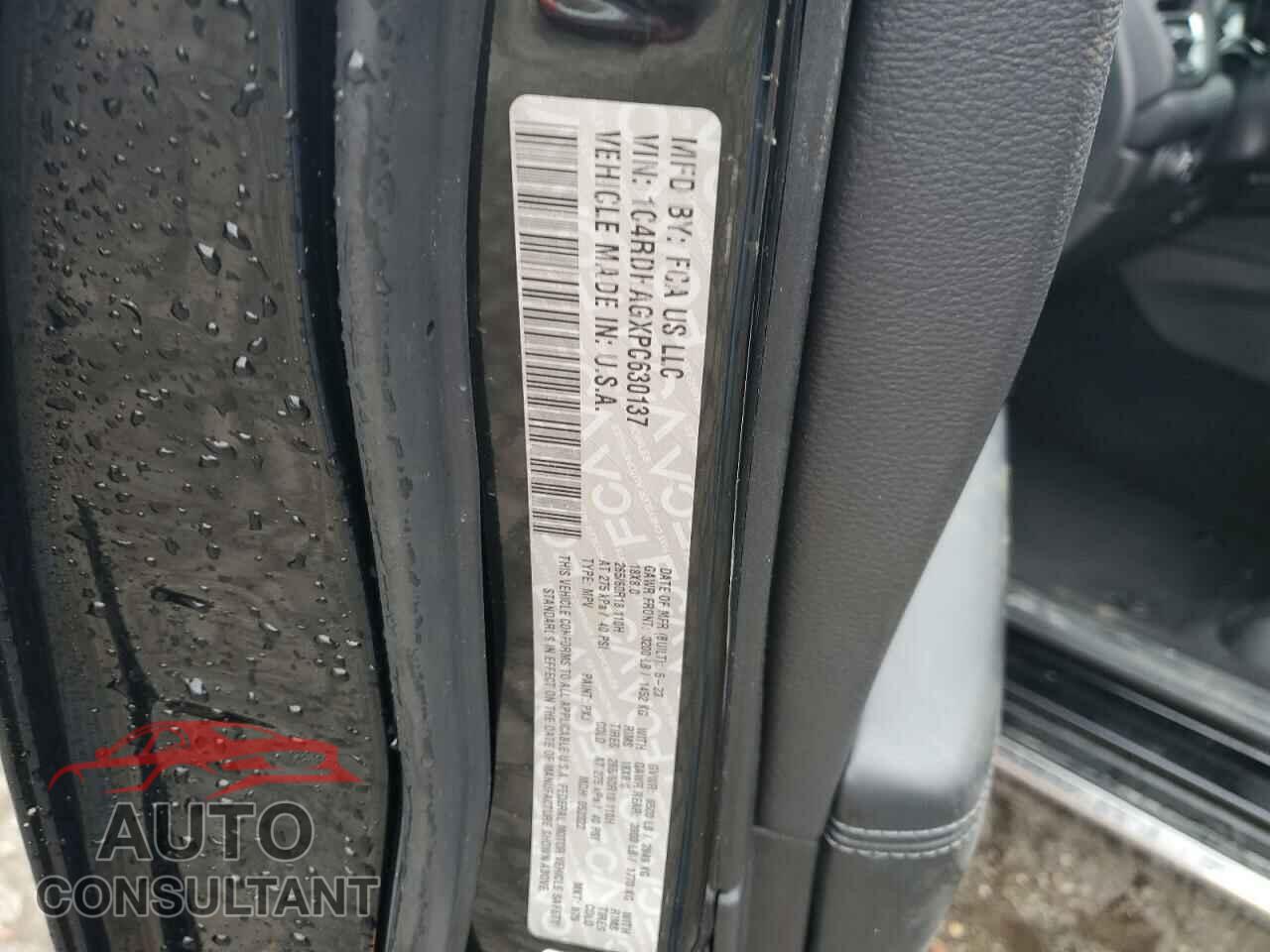 DODGE DURANGO 2023 - 1C4RDHAGXPC630137