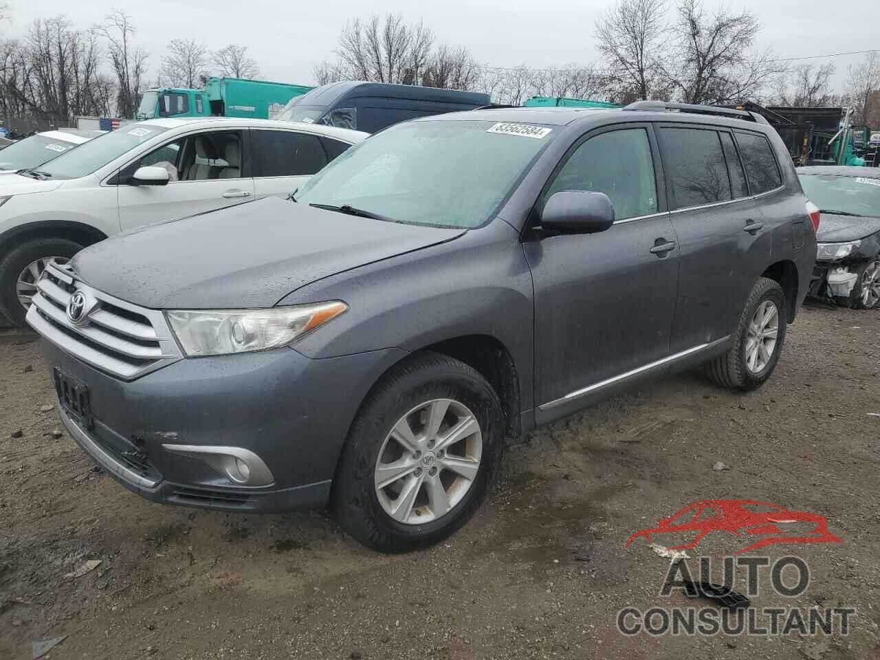 TOYOTA HIGHLANDER 2012 - 5TDBK3EH5CS139853