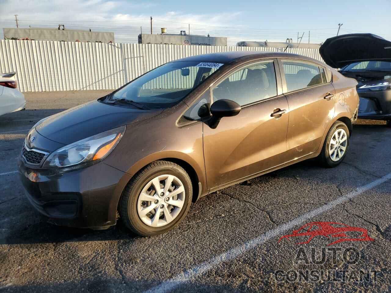 KIA RIO 2013 - KNADN4A34D6216940