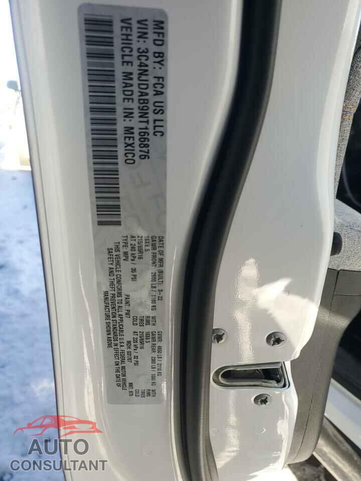 JEEP COMPASS 2022 - 3C4NJDAB9NT166876