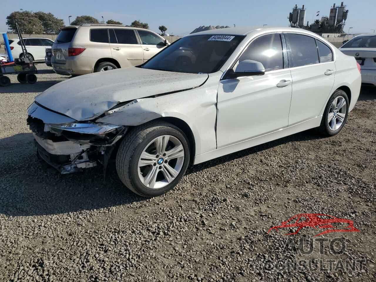 BMW 3 SERIES 2017 - WBA8B9G31HNU54710