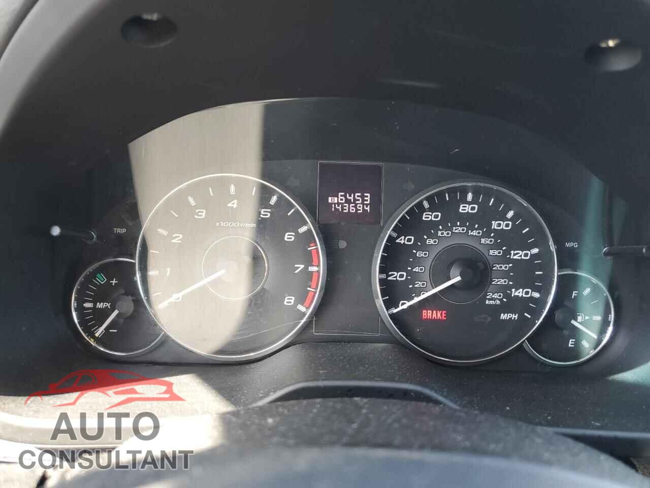 SUBARU OUTBACK 2011 - 4S4BRCCC4B3335779