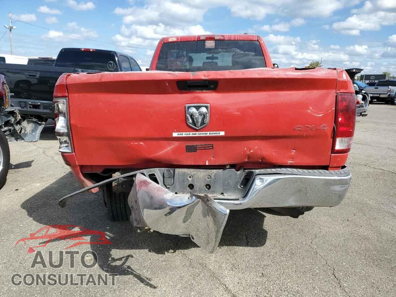 DODGE RAM 2500 2012 - 3C6TD5HT2CG288009