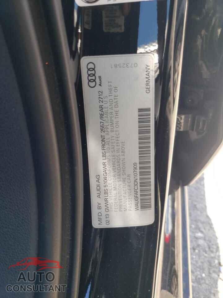 AUDI A6 2013 - WAUGFAFC3DN107909