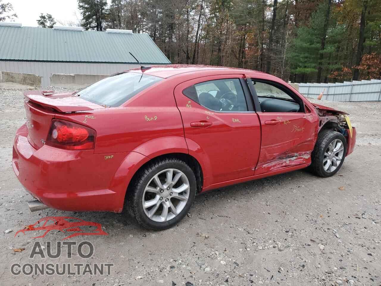 DODGE AVENGER 2013 - 1C3CDZBG8DN581616