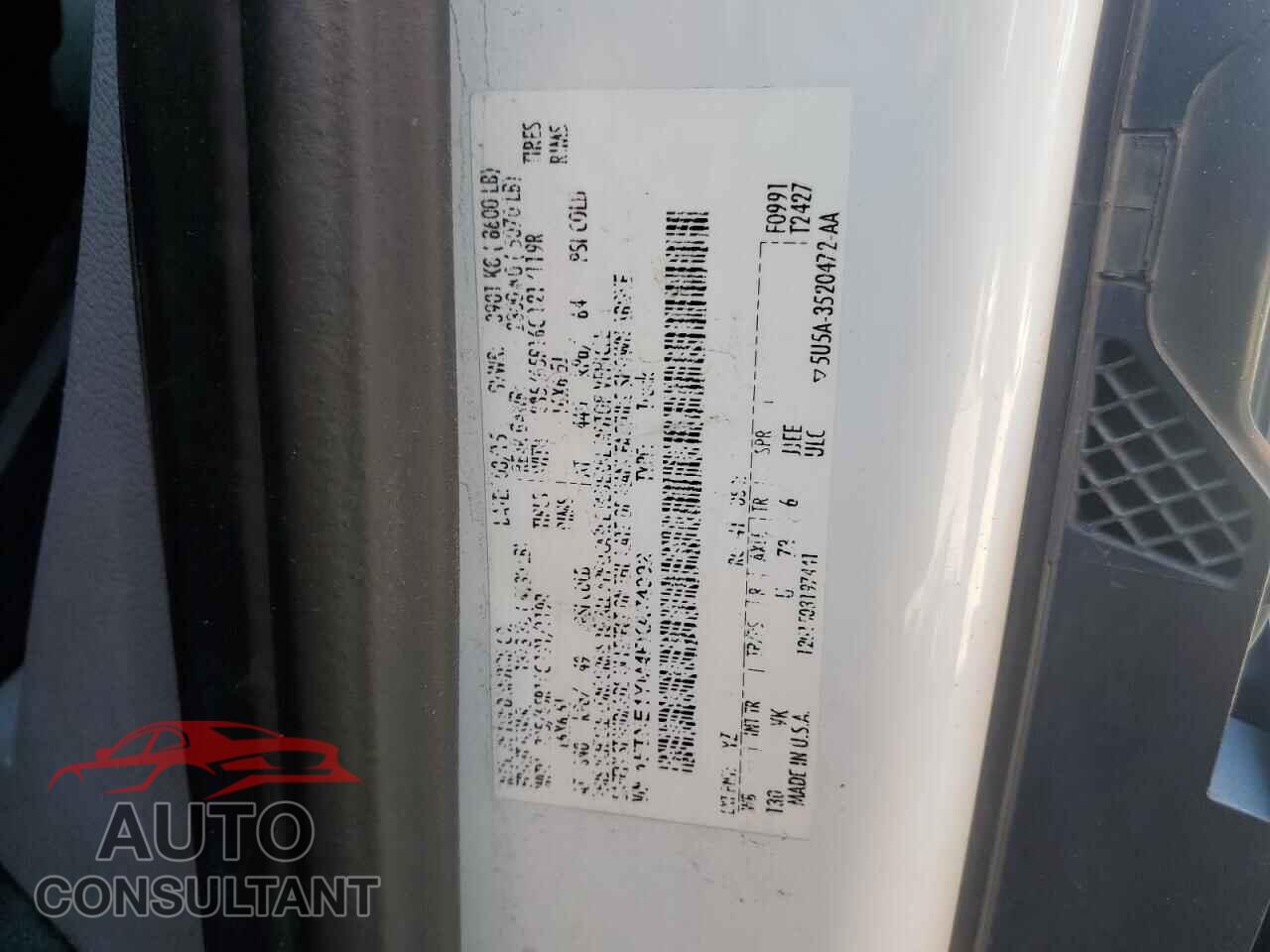 FORD TRANSIT 2015 - 1FTNE1YM4FKA74992