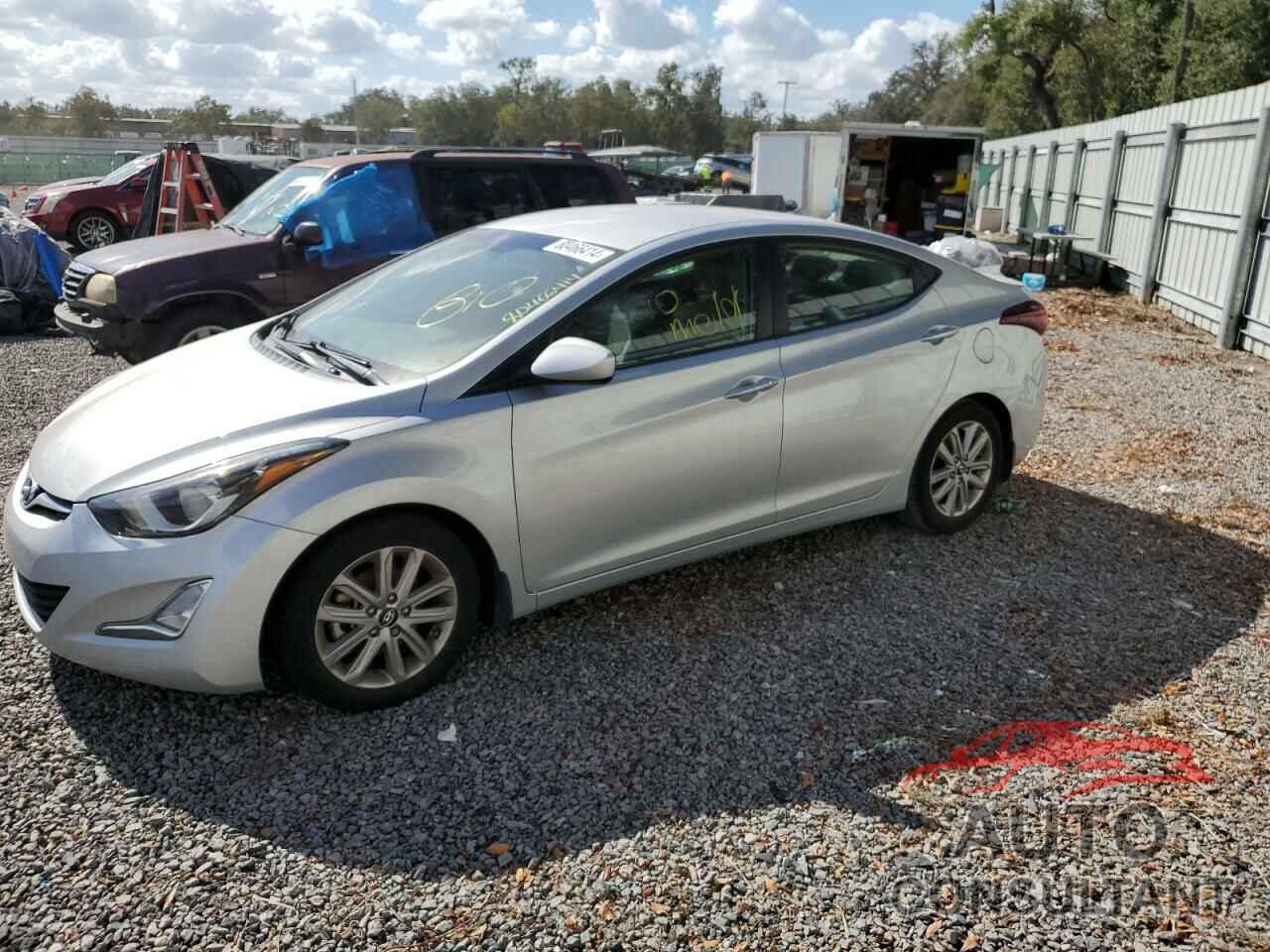 HYUNDAI ELANTRA 2014 - KMHDH4AE6EU116021