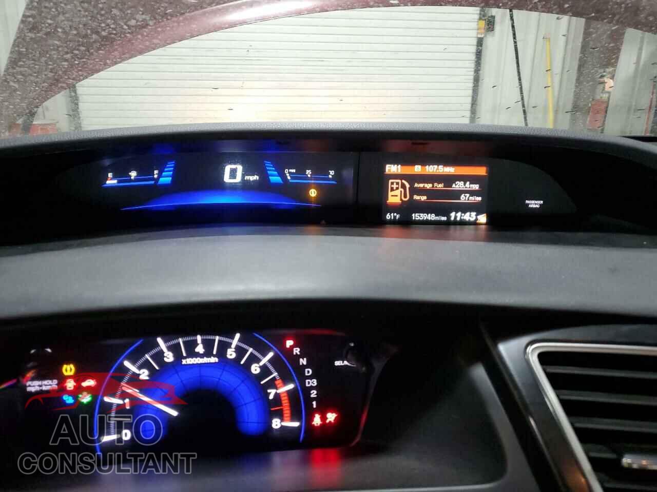 HONDA CIVIC 2013 - 19XFB2F51DE045254