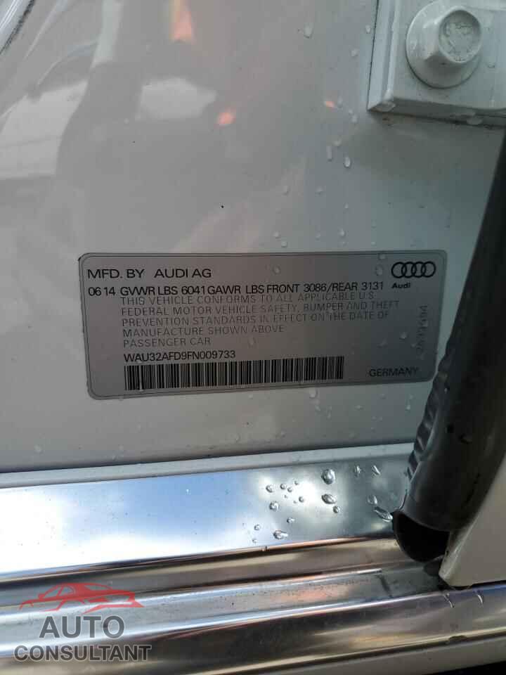 AUDI A8 2015 - WAU32AFD9FN009733