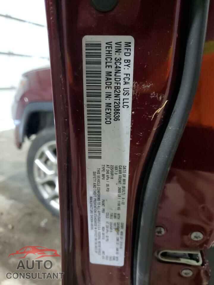JEEP COMPASS 2022 - 3C4NJDFB2NT208636