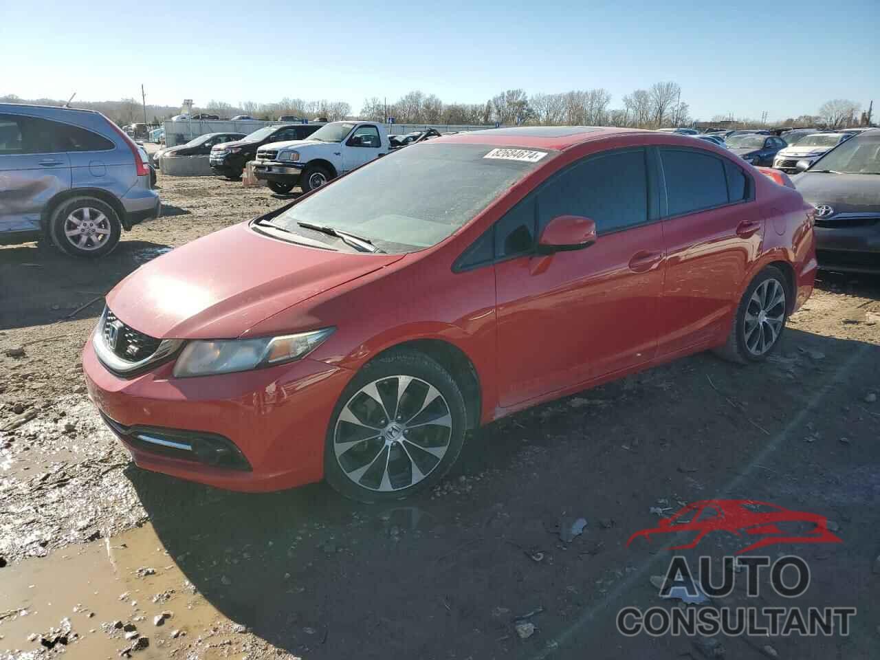 HONDA CIVIC 2013 - 2HGFB6E50DH704357