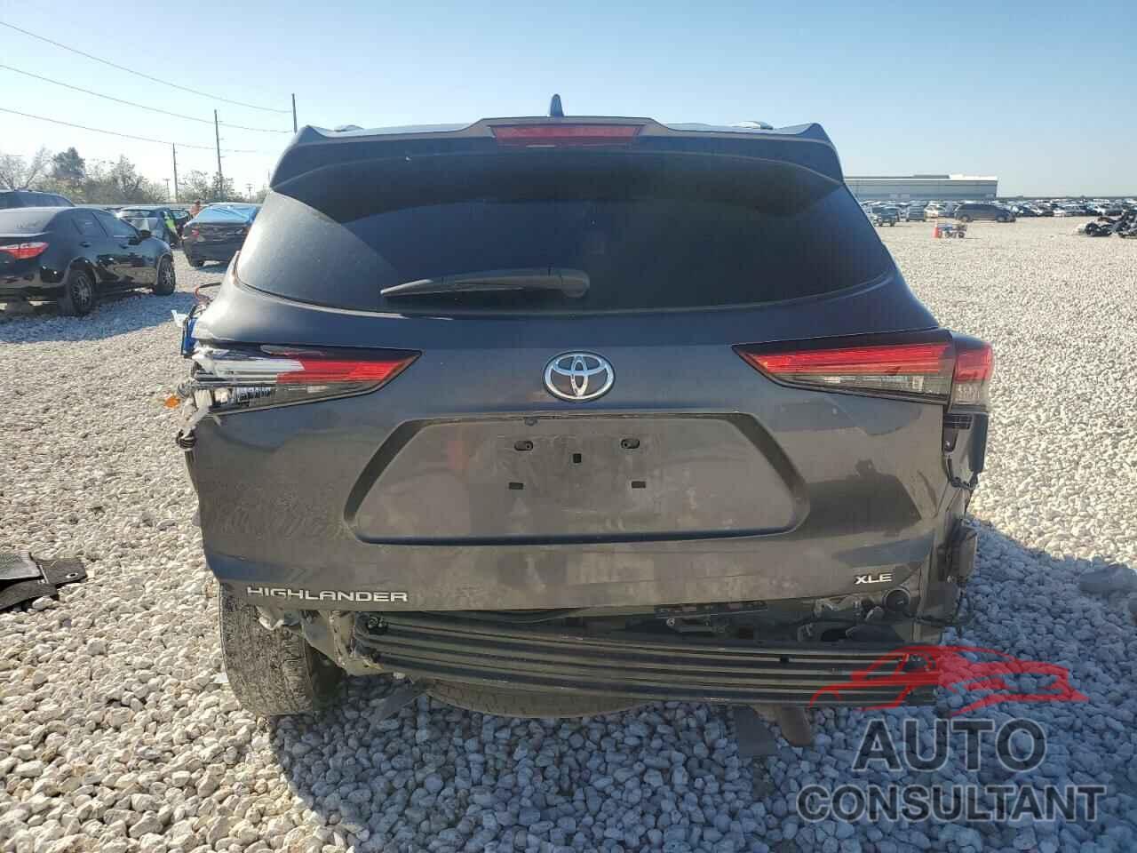 TOYOTA HIGHLANDER 2021 - 5TDGZRAH5MS039246