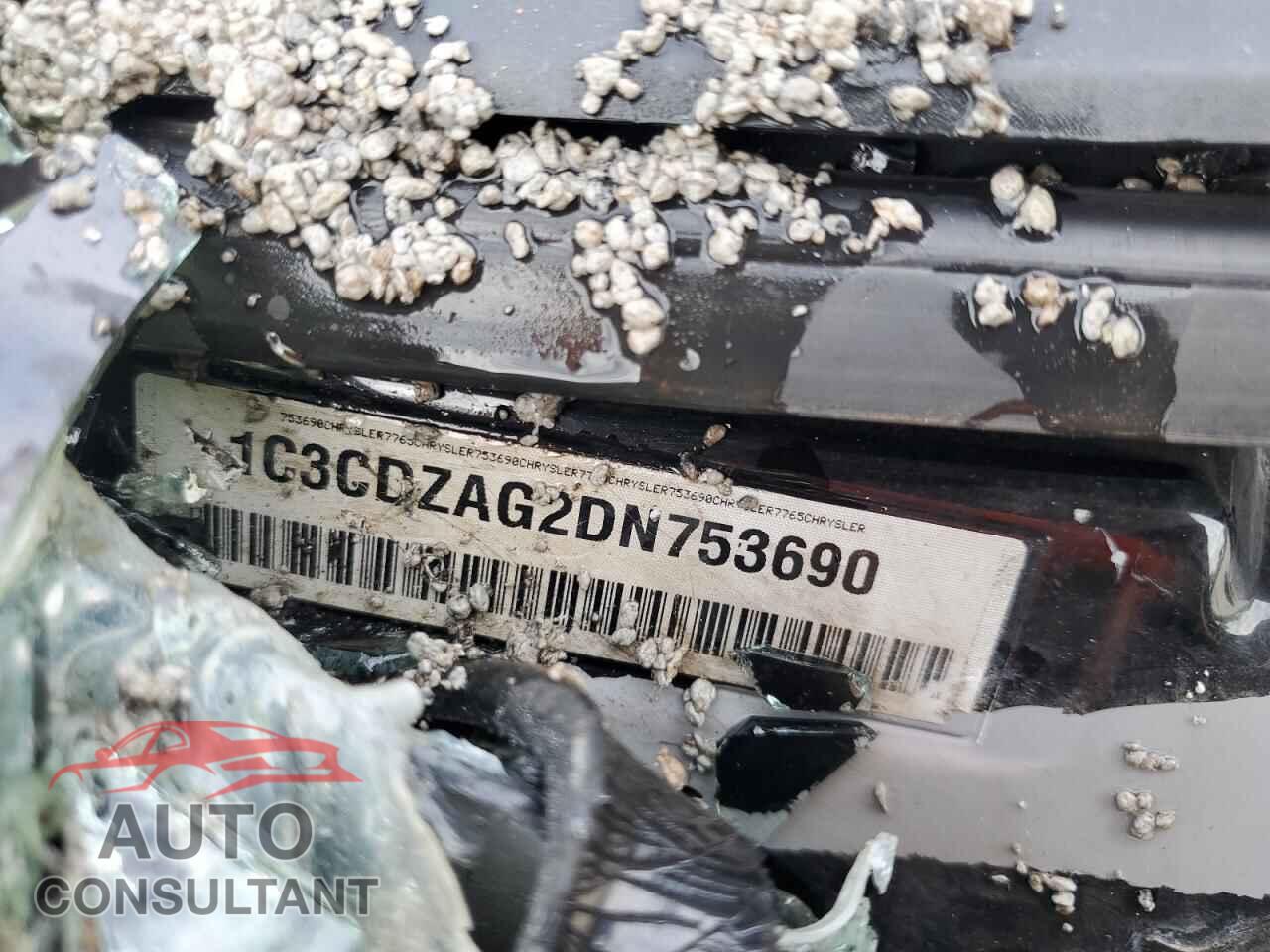 DODGE AVENGER 2013 - 1C3CDZAG2DN753690