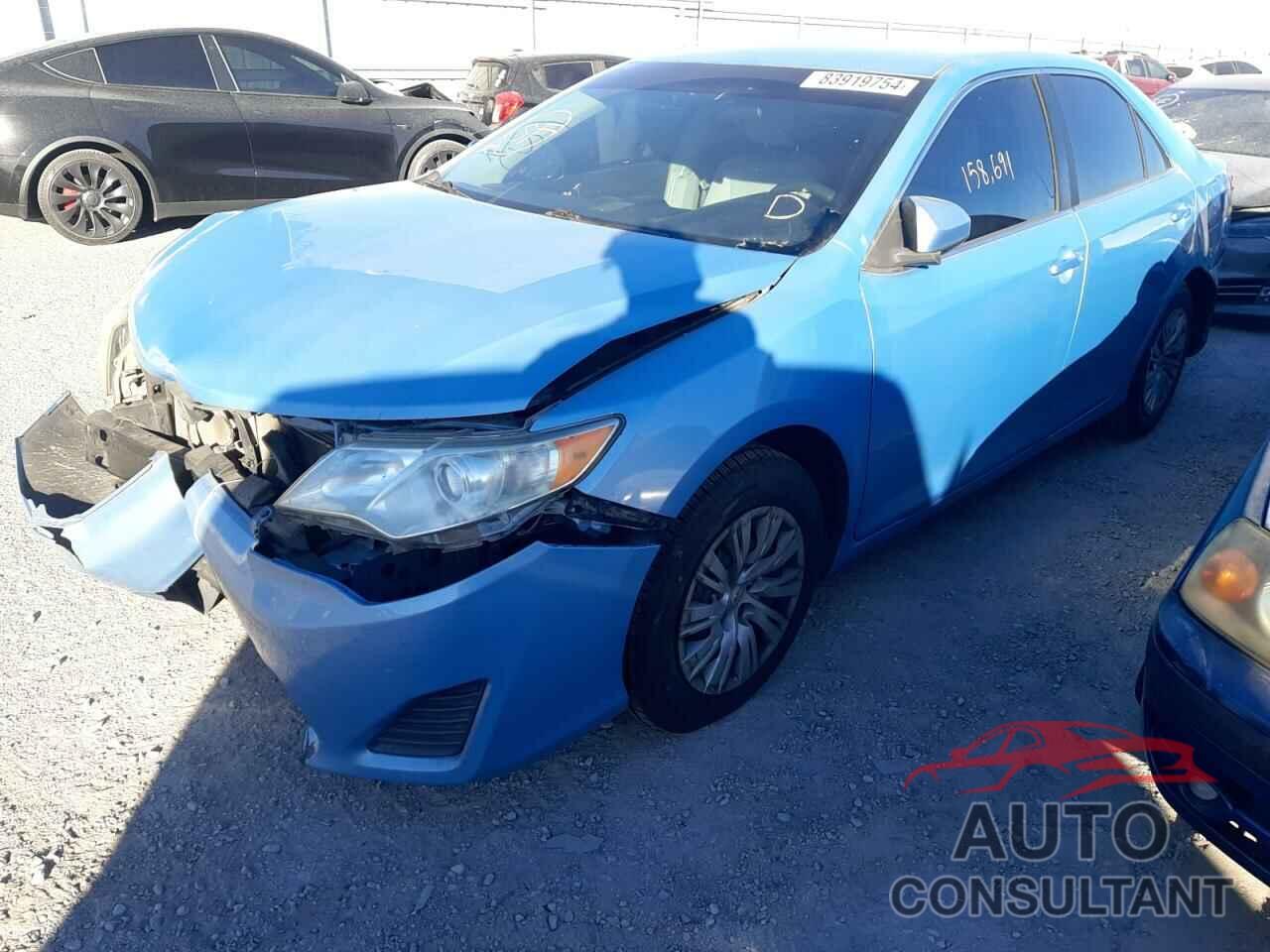 TOYOTA CAMRY 2012 - 4T4BF1FK1CR211227