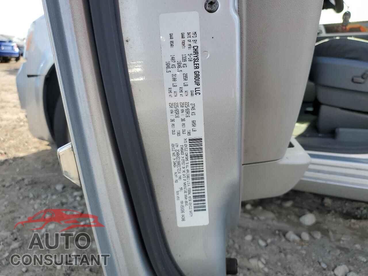DODGE CARAVAN 2010 - 2D4RN5D19AR317214