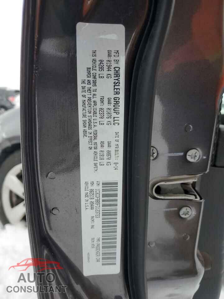 DODGE DART 2015 - 1C3CDFBB5FD123723