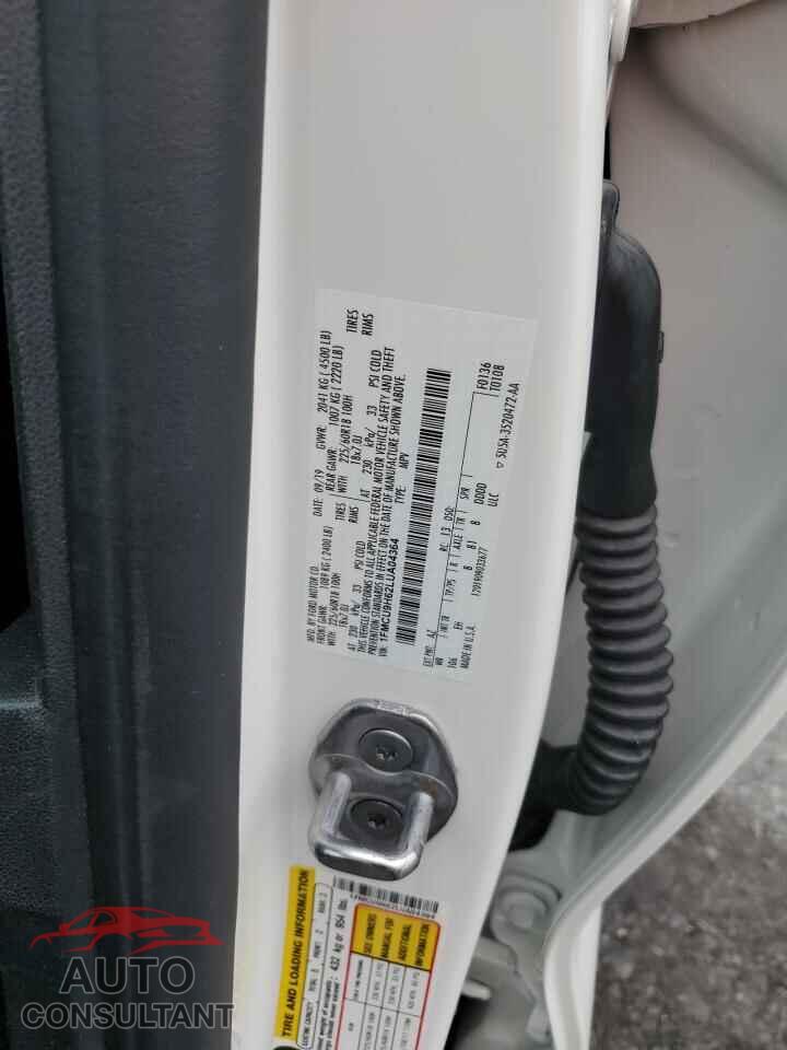 FORD ESCAPE 2020 - 1FMCU9H62LUA04364