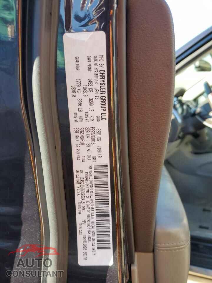 DODGE DURANGO 2013 - 1C4SDJDT5DC652415