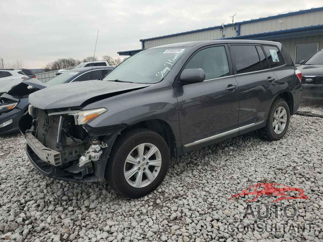 TOYOTA HIGHLANDER 2012 - 5TDBK3EH4CS148253