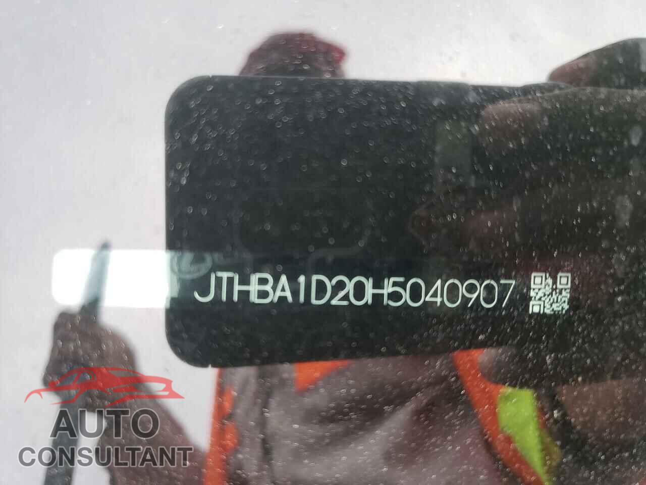 LEXUS IS 2017 - JTHBA1D20H5040907