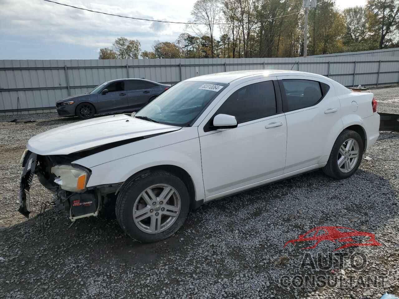 DODGE AVENGER 2012 - 1C3CDZCB6CN221505