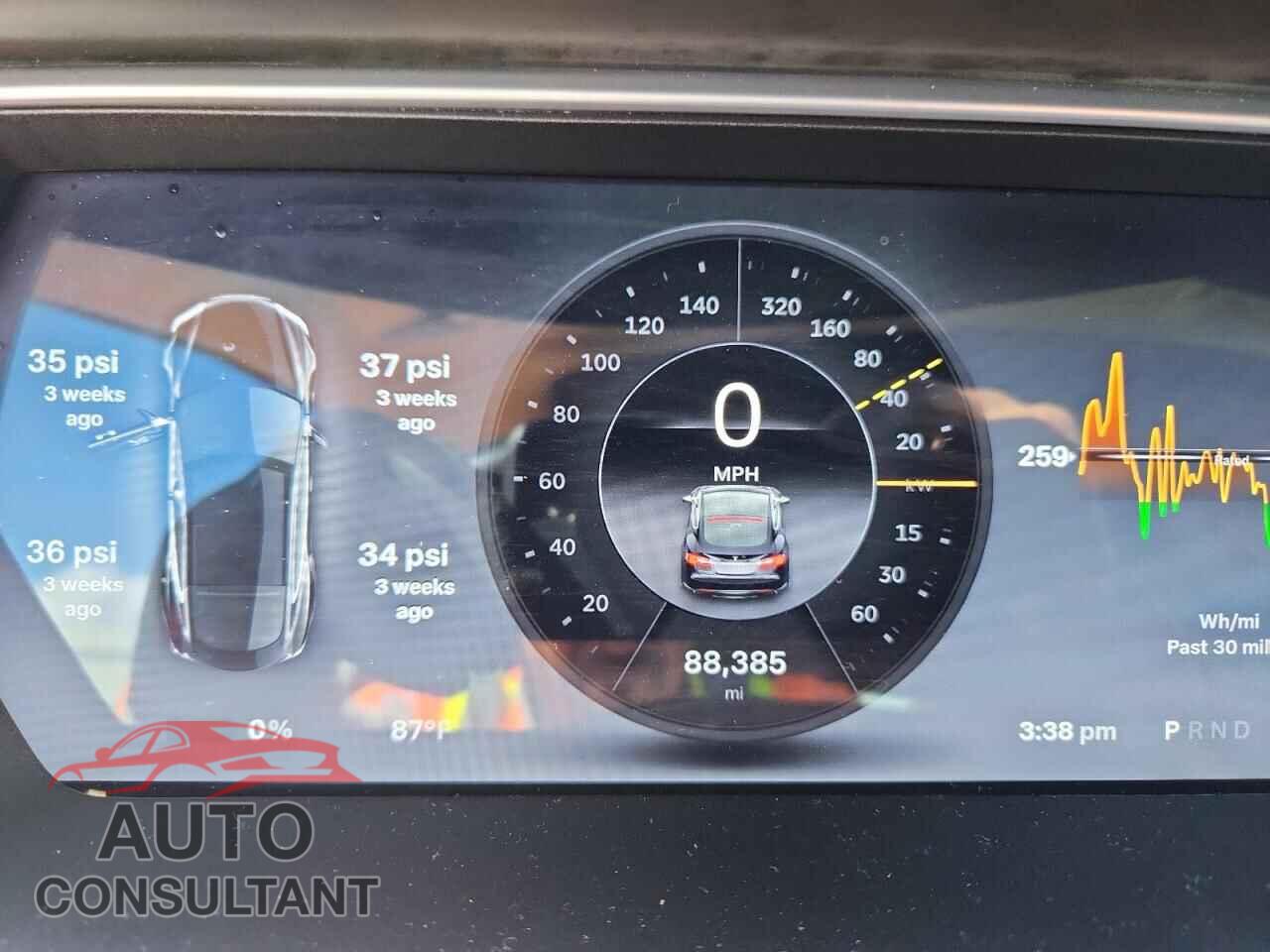 TESLA MODEL S 2013 - 5YJSA1DP6DFP22647