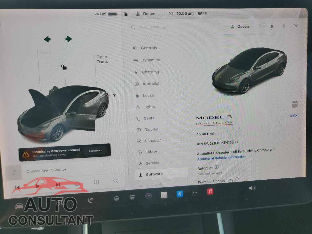 TESLA MODEL 3 2019 - 5YJ3E1EB0KF413538