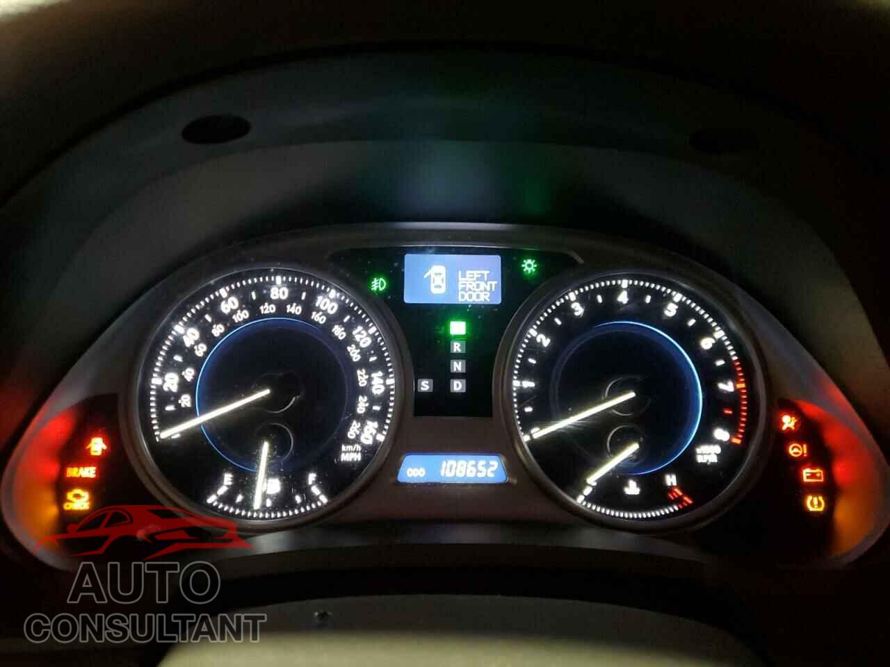 LEXUS IS 2010 - JTHCF5C22A5044347