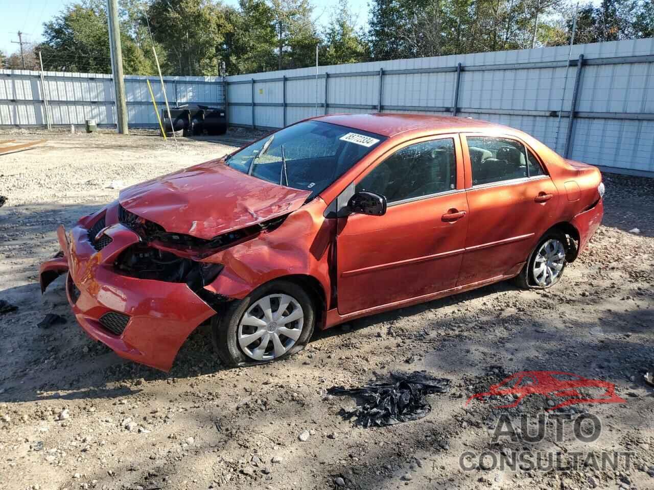 TOYOTA COROLLA 2009 - JTDBL40E599043843