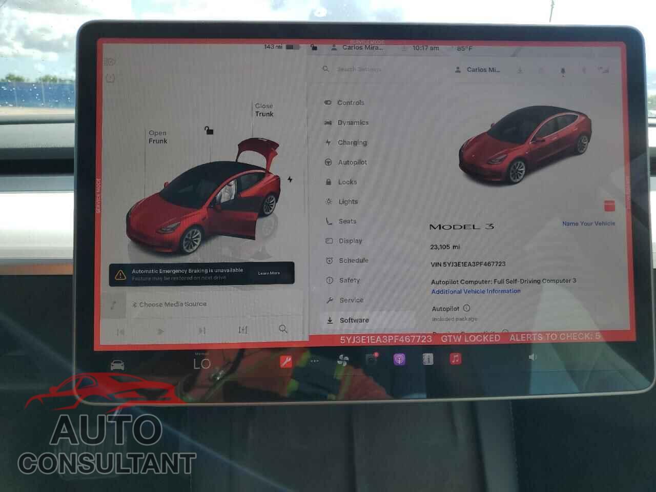 TESLA MODEL 3 2023 - 5YJ3E1EA3PF467723