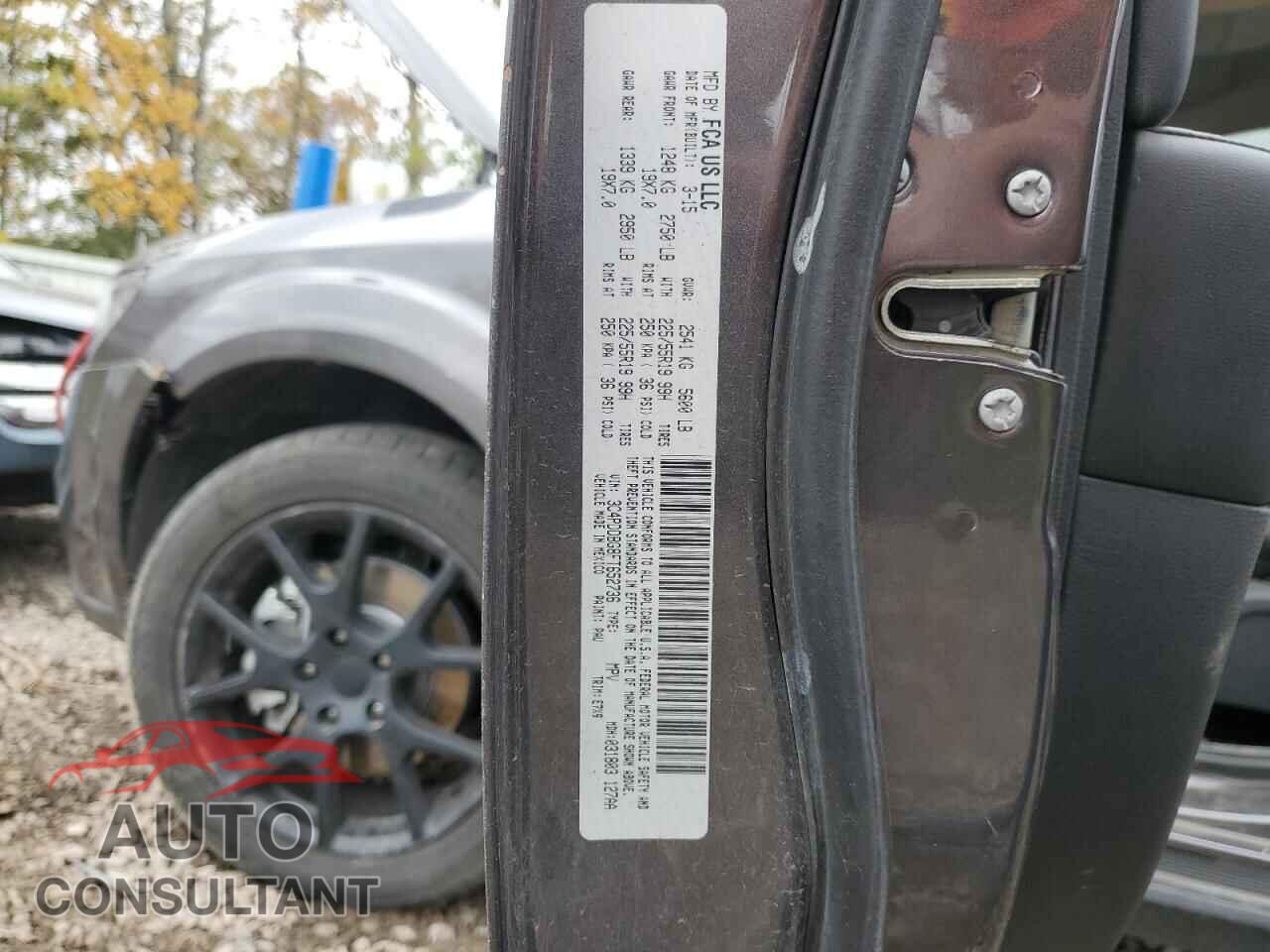 DODGE JOURNEY 2015 - 3C4PDDBG8FT652736