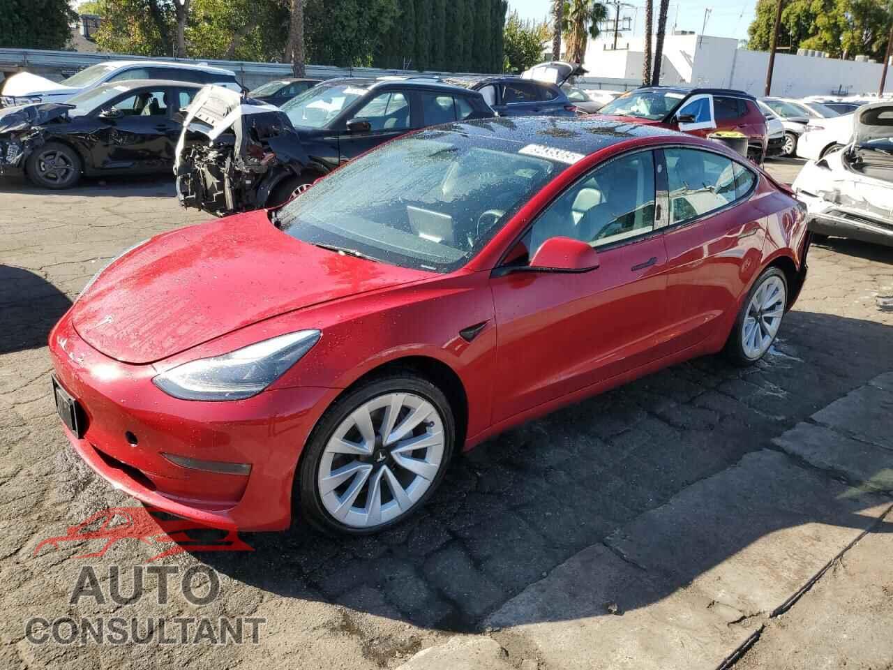 TESLA MODEL 3 2022 - 5YJ3E1EB5NF290257
