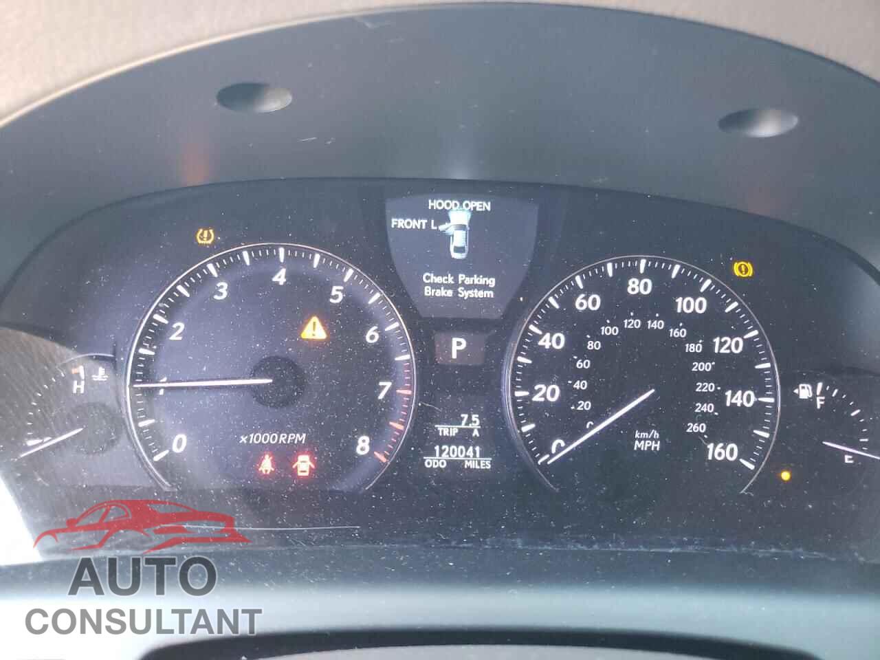 LEXUS LS460 2011 - JTHCL5EF2B5009866