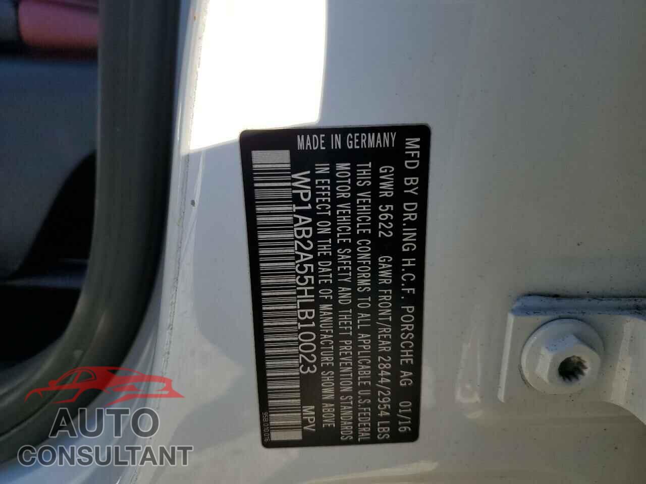 PORSCHE MACAN 2017 - WP1AB2A55HLB10023
