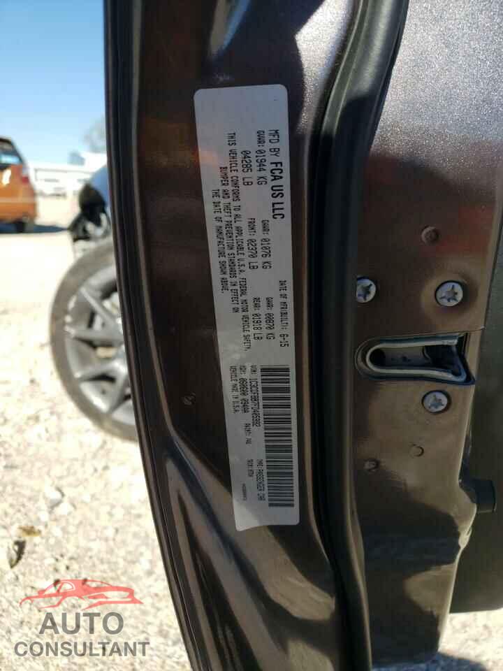 DODGE DART 2015 - 1C3CDFBB7FD405992