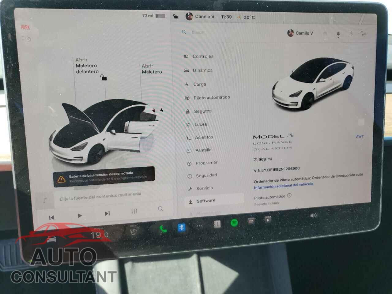 TESLA MODEL 3 2022 - 5YJ3E1EB2NF206900