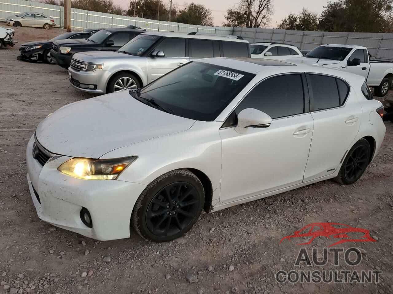 LEXUS CT 200 2011 - JTHKD5BH0B2028061