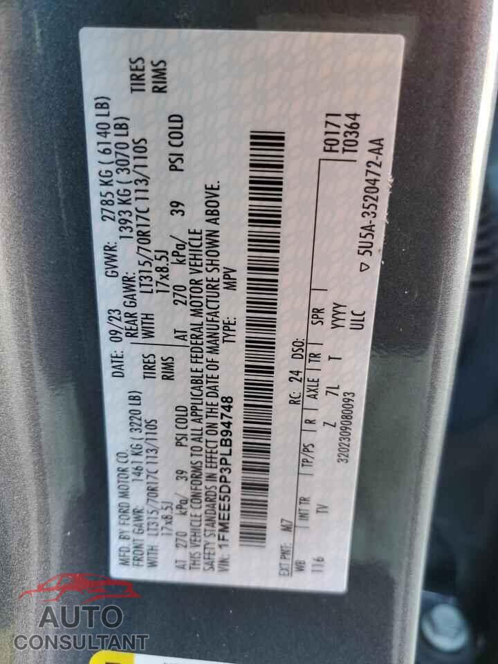 FORD BRONCO 2023 - 1FMEE5DP3PLB94748