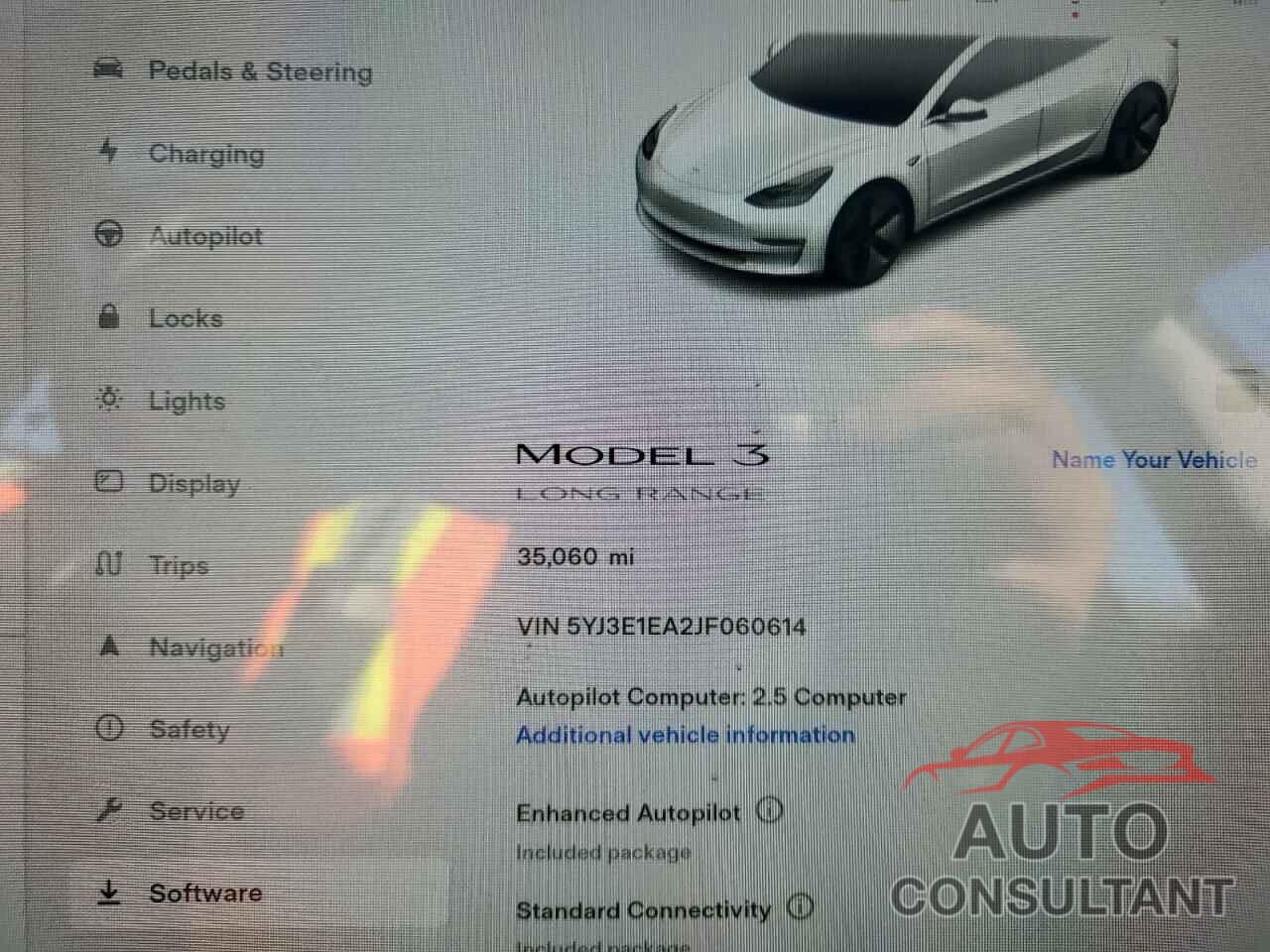 TESLA MODEL 3 2018 - 5YJ3E1EA2JF060614