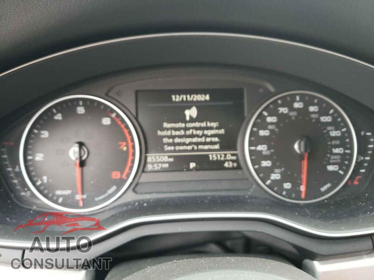 AUDI A4 2017 - WAUGMAF46HN044504