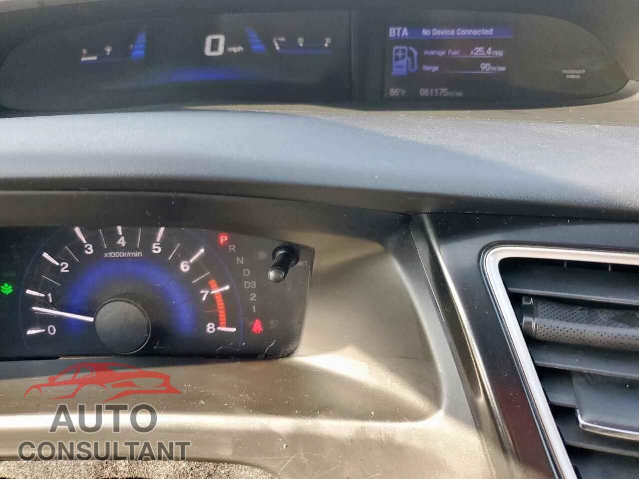 HONDA CIVIC 2013 - 2HGFB2F51DH552029