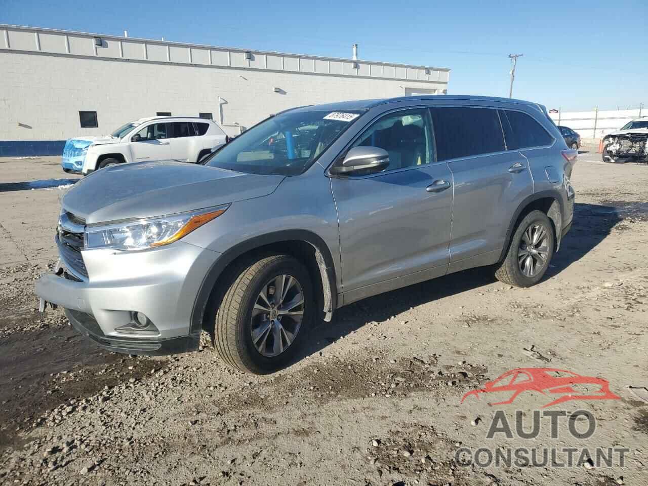 TOYOTA HIGHLANDER 2015 - 5TDJKRFH4FS136394
