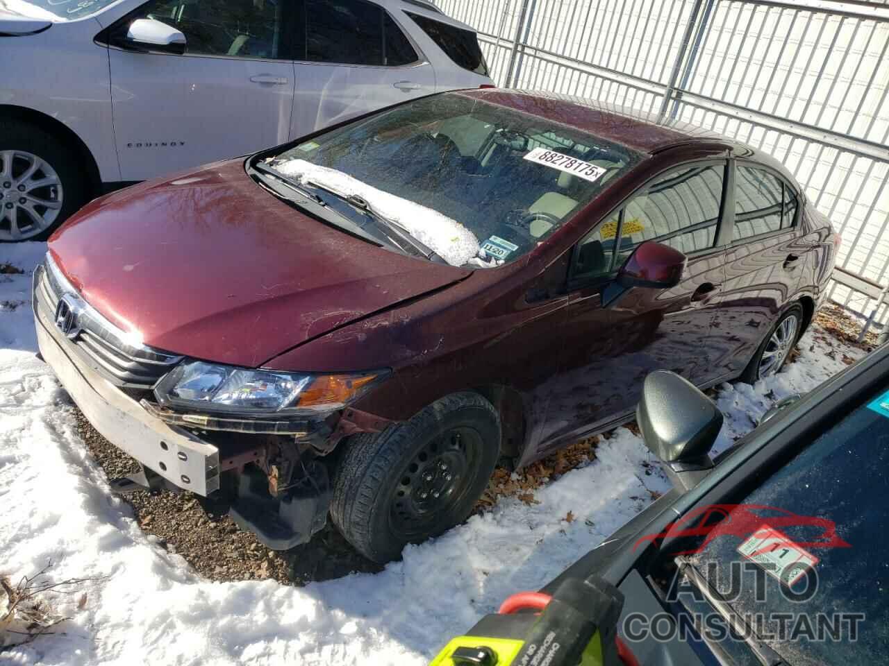 HONDA CIVIC 2012 - 2HGFB2F55CH608794