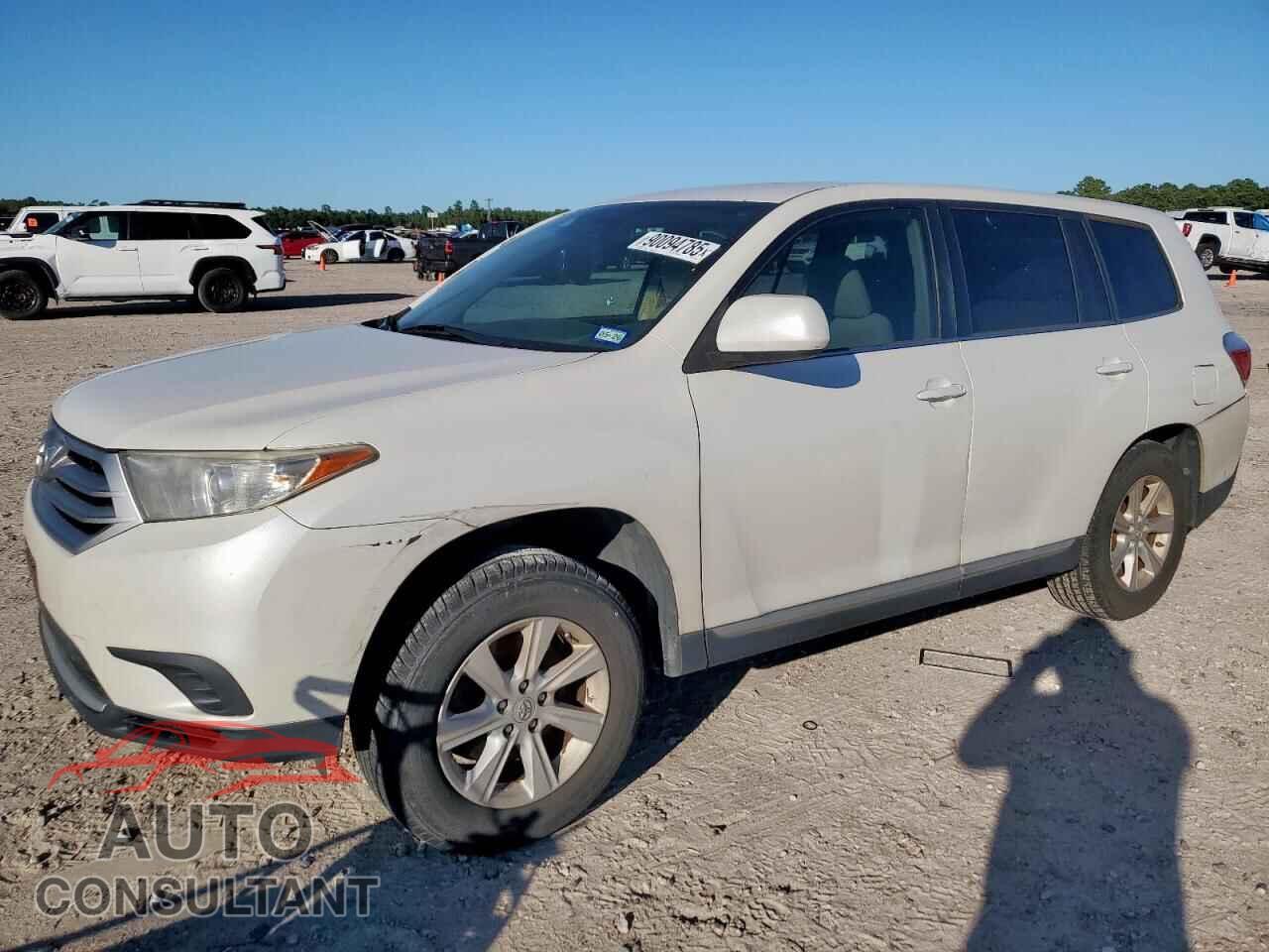 TOYOTA HIGHLANDER 2013 - 5TDZK3EH7DS121256