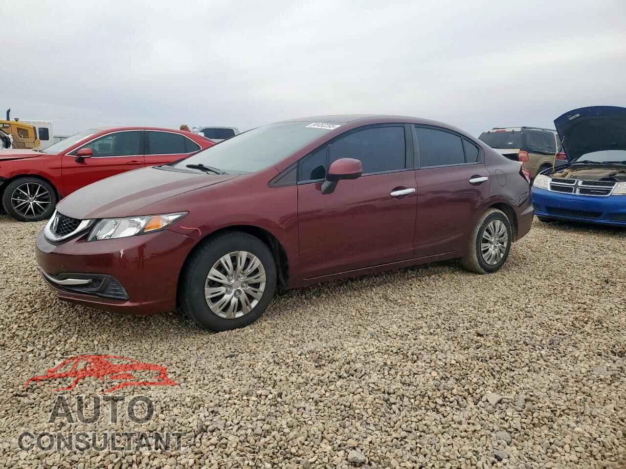 HONDA CIVIC 2013 - 19XFB2F50DE011502