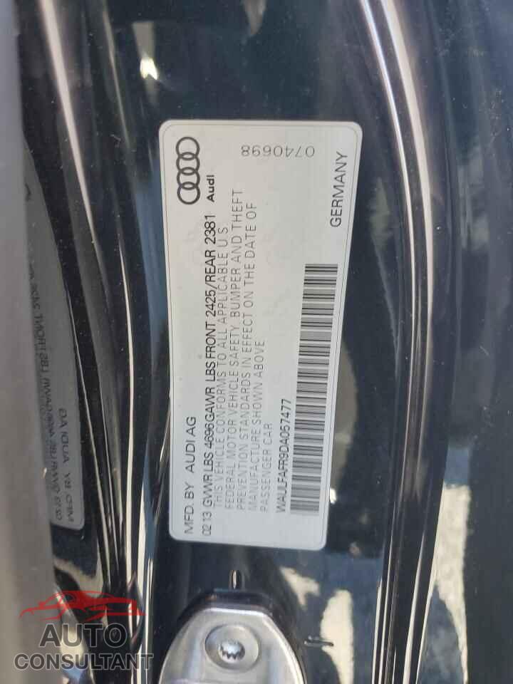 AUDI A5 2013 - WAULFAFR9DA057477